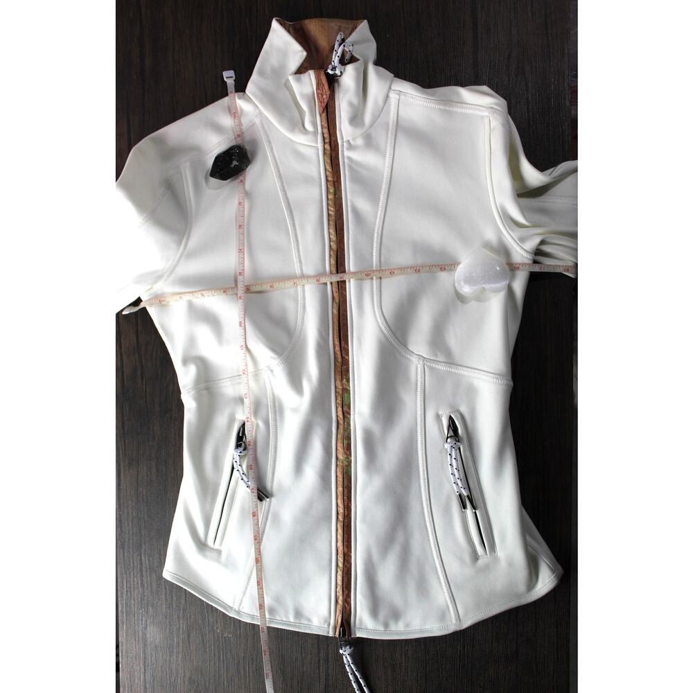 Jet Set Full Zip Jacket Thumbholes Athletic Iconic Stars Elbow Patches Small - Picture 6 of 10